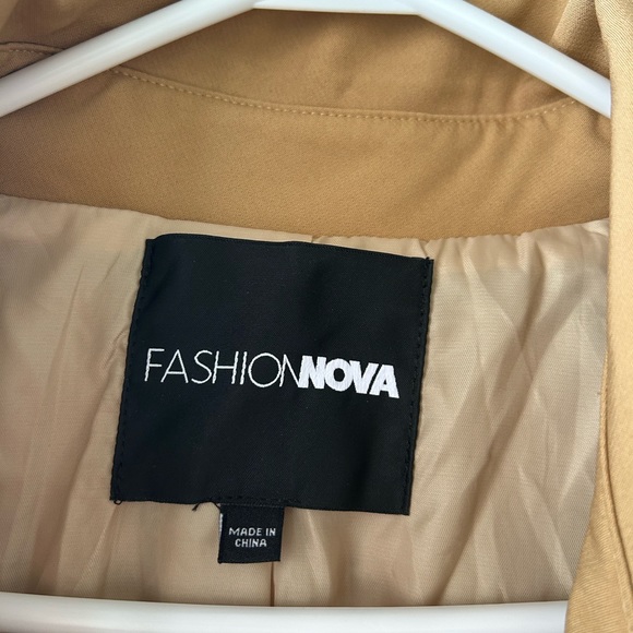 Fashion Nova, High Fashion, Unique Trench Coat - Picture 5 of 7